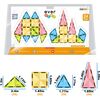 EverPlay 24 pcs Travel Size Magnetic Tiles Building Blocks - STEM Toys - 4