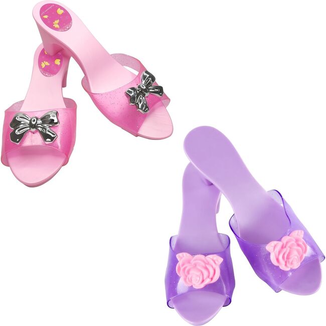 Kids 24 Piece Fairytale Royal Princess Dress Up - Pretend Play Tiara, Jewelry Boutique, Shoes & Fashion Accessories - STEM Toys - 5