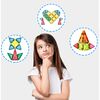 EverPlay 24 pcs Travel Size Magnetic Tiles Building Blocks - STEM Toys - 5