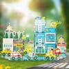 Magnetic Tiles Building Construction Blocks Metro City Town  - STEM Toys - 7
