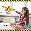 EverPlay 361 Piece 2-In-1 Flying Propeller Airplane & Dump Truck Model Construction Building Brick Block - STEM Toys - 5