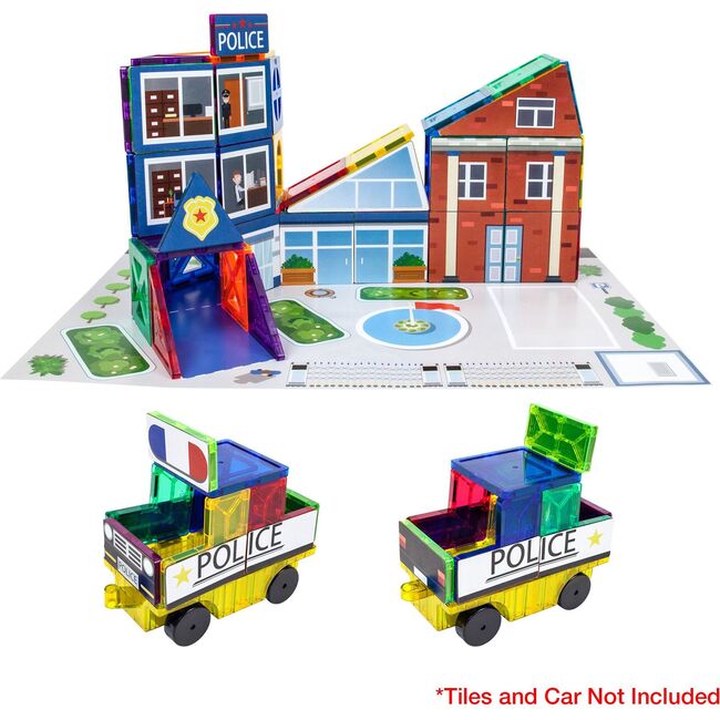 80pc School, Hospital, and Police Station Theme Set - STEM Toys - 7
