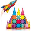 36pc Rocket Ship Magnetic Building Block Set - STEM Toys - 1 - thumbnail