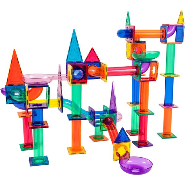 PicassoTiles Metro City Magnetic Tiles & Magnet Toys - Building Blocks