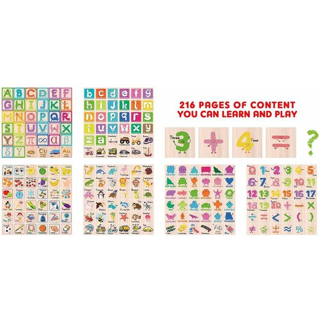 36 Piece Magnetic Cubes Alphabet & Numbers - STEM Toys - 3