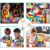 36pc Rocket Ship Magnetic Building Block Set - STEM Toys - 4