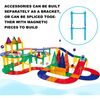 12 Piece Support Column Expansion Supporting Pack for Magnetic Race Car Track Magnet Tile - STEM Toys - 5