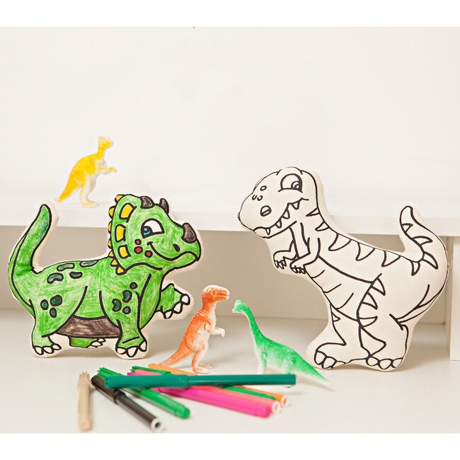 Colorable Play Dinosaurs Set