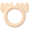 Moose Rattle Teether, Tan - Teethers - 1 - thumbnail