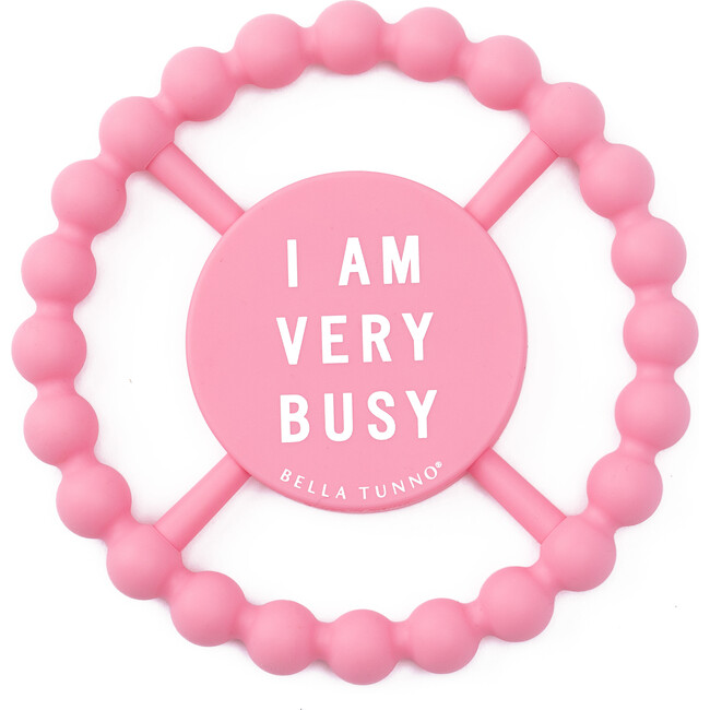 Very Busy Happy Teether, Pink