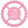 Very Busy Happy Teether, Pink - Teethers - 1 - thumbnail