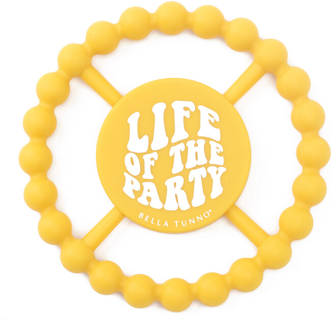 Life Of The Party Happy Teether, Yellow