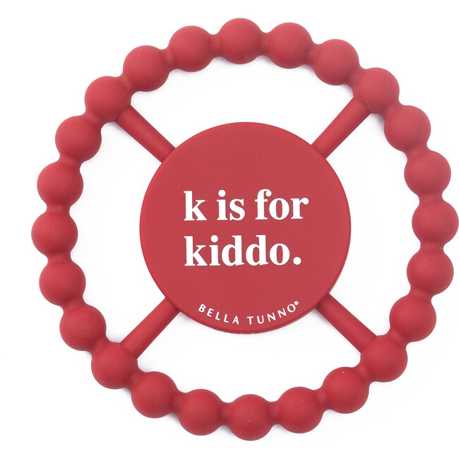 K For Kiddo Happy Teether, Red