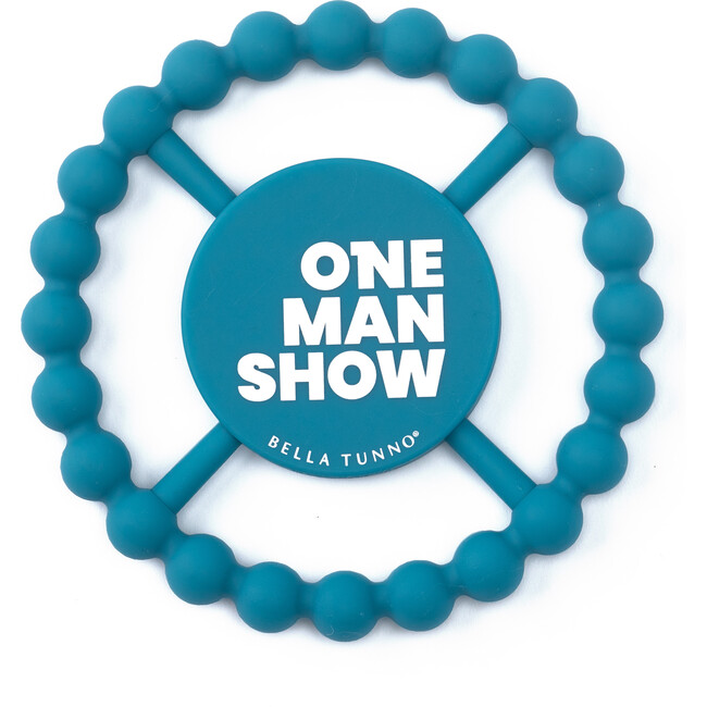 One Man Show Happy Teether, Blue