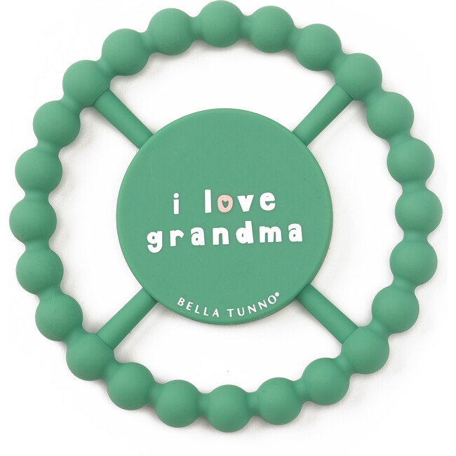 I Love Grandma Happy Teether, Green