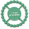 I Love Grandma Happy Teether, Green - Teethers - 1 - thumbnail