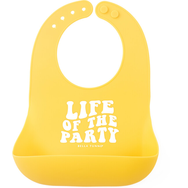 Life Of The Party Wonder Bib, Yellow