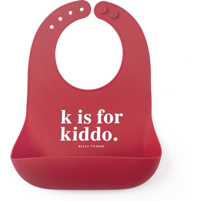 K For Kiddo Wonder Bib, Red