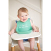 Love Grandma Wonder Bib, Green - Bibs - 2