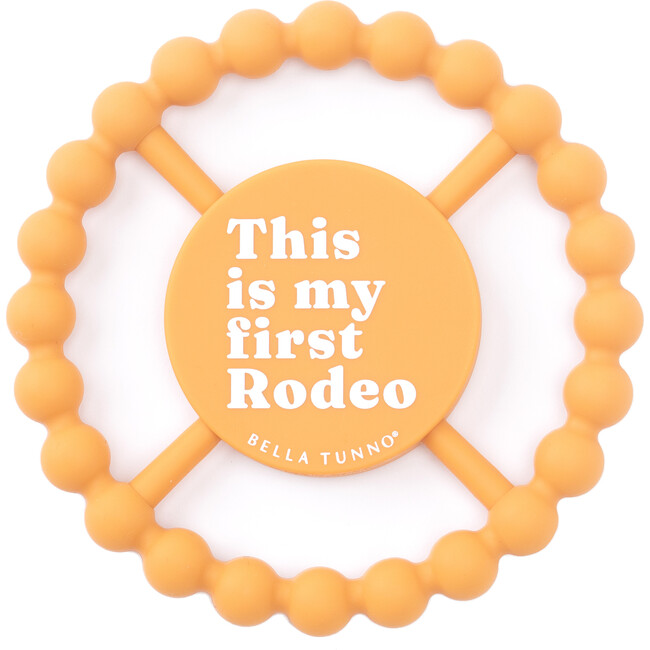 First Rodeo Happy Teether, Orange
