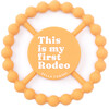 First Rodeo Happy Teether, Orange - Teethers - 1 - thumbnail