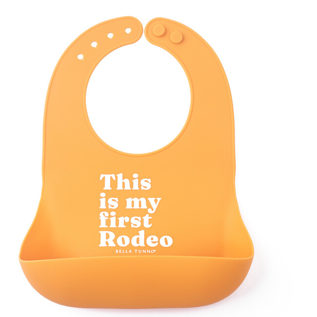 First Rodeo Wonder Bib, Orange