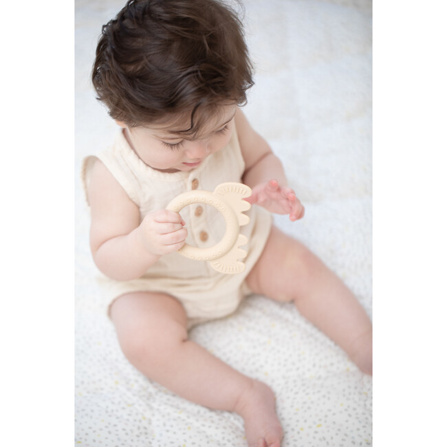 Moose Rattle Teether, Tan - Teethers - 4