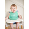 Love Grandma Wonder Bib, Green - Bibs - 3