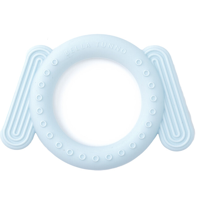 Dog Rattle Teether, Blue