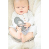 Elephant Rattle Teether, Grey - Teethers - 4