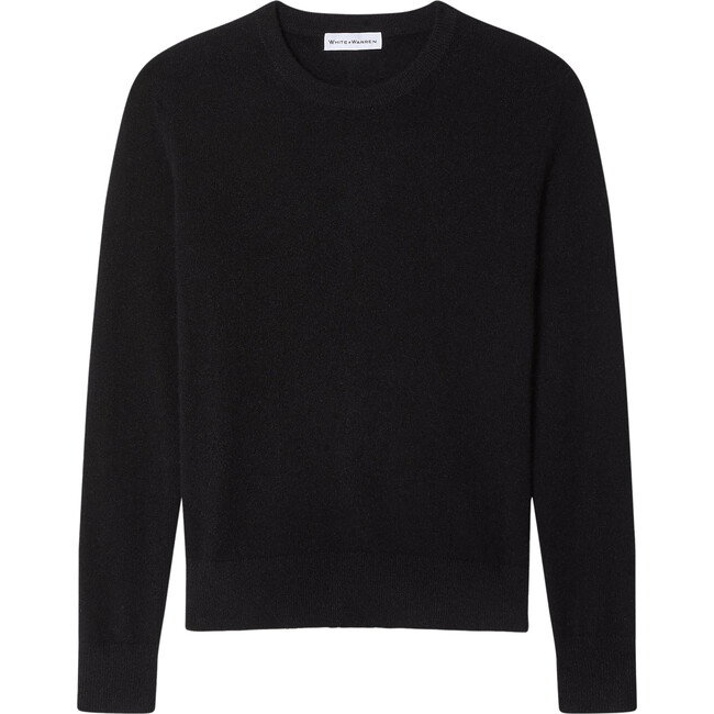 Women's Essential Cashmere Crew Neck Sweater, Black