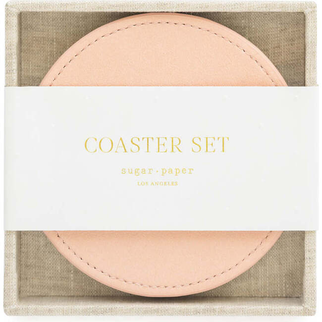 Coaster Set, Pink