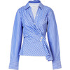 Women's Orla Top, Deep Marina - Blouses - 1 - thumbnail