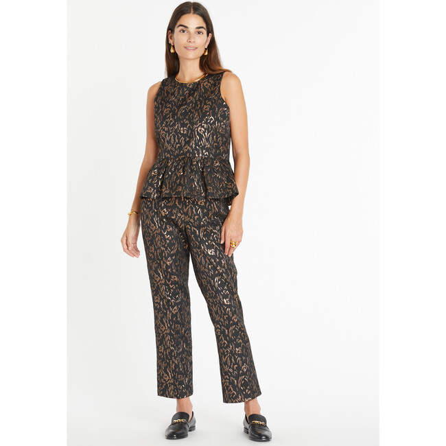 Women's Marsha Top, Black/Bronze - Blouses - 2