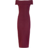 Women's Quincy Knit Dress, Mulberry - Dresses - 1 - thumbnail