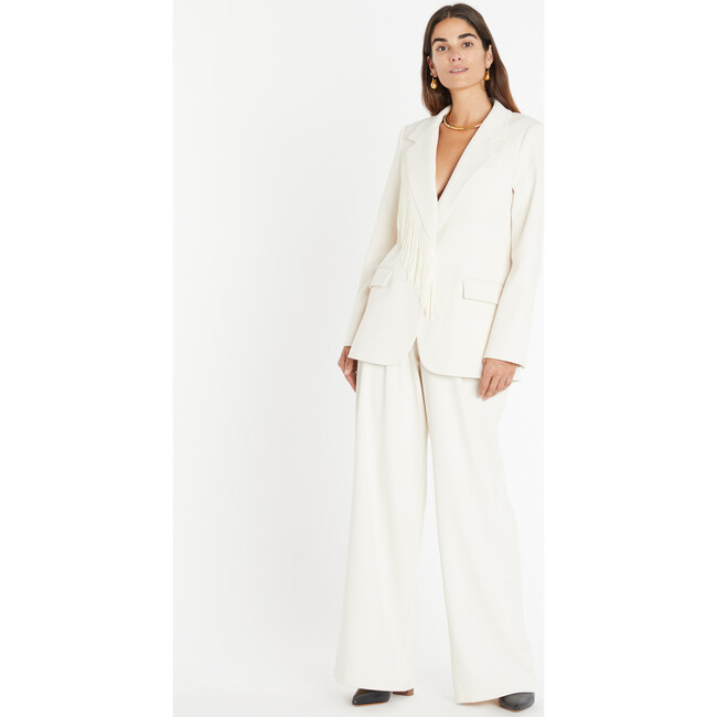 Women's Lewis Jacket, Cream - Blazers & Sport Coats - 2