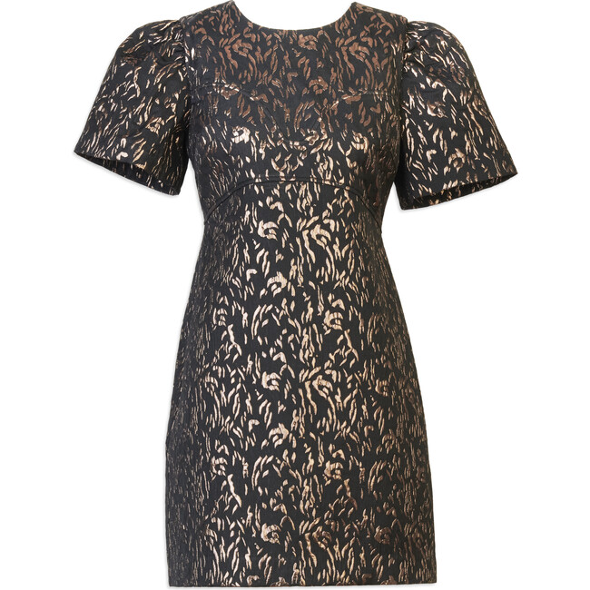 Women's Antonella Dress, Black/Bronze
