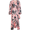 Women's Long Sleeve Blaire Dress, Garnet Rose Multi - Dresses - 1 - thumbnail