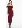 Women's Quincy Knit Dress, Mulberry - Dresses - 2