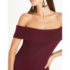 Women's Quincy Knit Dress, Mulberry - Dresses - 3