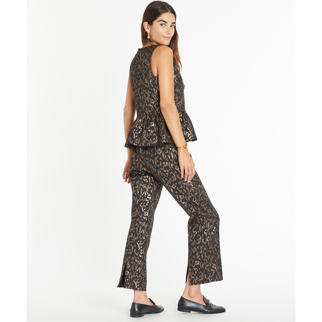 Women's Marsha Top, Black/Bronze - Blouses - 4