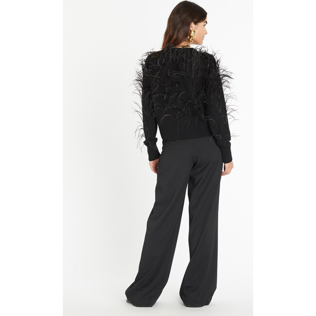 Women's Lexia Knit Sweater, Black - Sweaters - 4