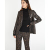 Women's Jared Jacket, Black/Bronze - Blazers & Sport Coats - 4