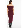 Women's Quincy Knit Dress, Mulberry - Dresses - 5