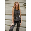 Women's Kian Pant, Black/Bronze - Pants - 5
