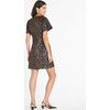 Women's Antonella Dress, Black/Bronze - Dresses - 5