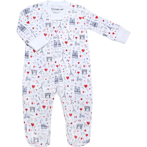 Jolly Santa Zipper Romper by Sammy + Nat
