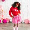 XOXO Patch Valentine's Day Sweatshirt, Red - Sweatshirts - 3
