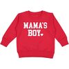 Mama's Boy Valentine's Day Sweatshirt, Red - Sweatshirts - 1 - thumbnail