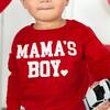 Mama's Boy Valentine's Day Sweatshirt, Red - Sweatshirts - 2